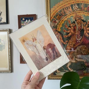Assiettes illustrées par Hans Christian Andersen des années 40 par Margaret Tarrant A5, tirages vintage de contes de fées