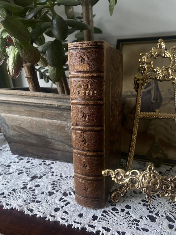 The Cook and Housewife's Manual 1829 Rare Vintage Antique Hardback Book Georgian Cooking Household Instructions Etiquette Hosting History