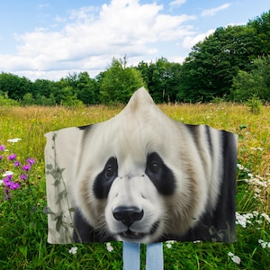 Panda Blanket, Cuddle Throw, Cozy Bedding, Animal Lover Gift, Wildlife Decor, Bamboo Bear Design