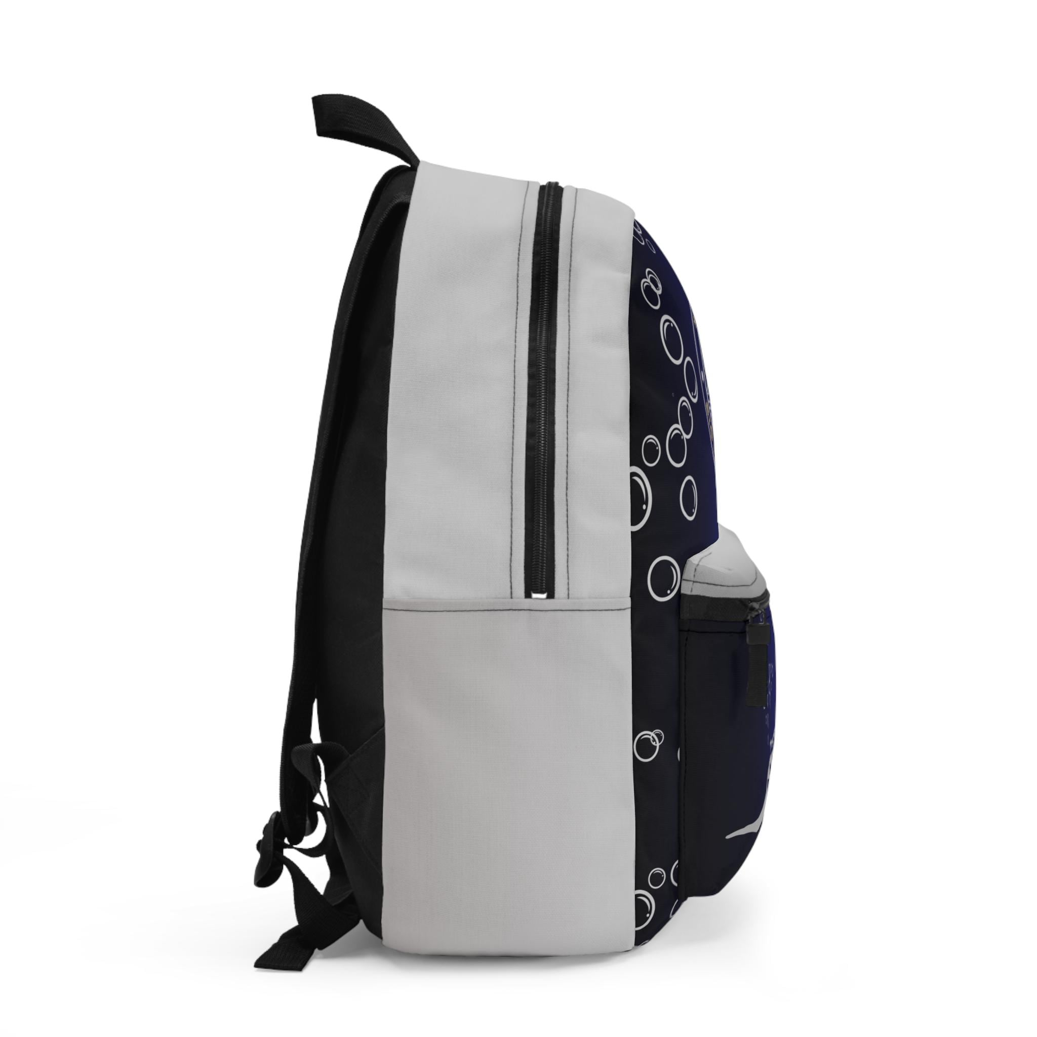 Blue Hawaiian Shark Sea Turtle Pattern Print Premium Backpack main image 1