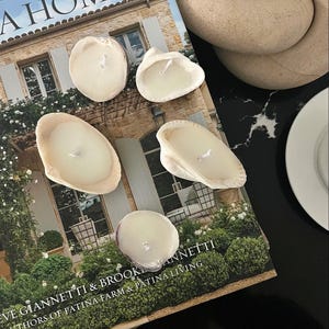 SeaShell Candle, Tealight Beach Candle, Ocean Room Decor Birthday Gift For Beach Lovers, Beach Themed Home Decor, Shell Home Decor