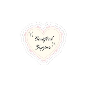 Certified Yapper Sticker