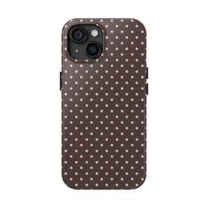 The POLKA case (pink and brown)