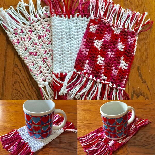 Crochet Mug Rug Etsy
