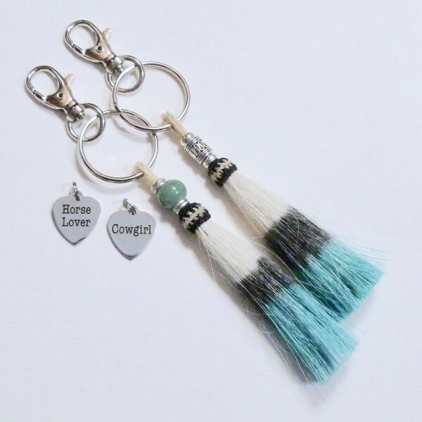 Cowgirl Keychain Etsy