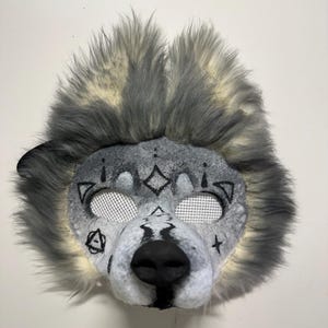 therian wolf mask