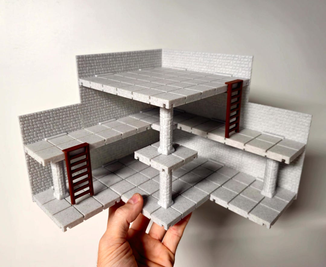 Dd Set Modular D&D Set - Castle Levels and Dungeon Rooms - Medium Set for ...