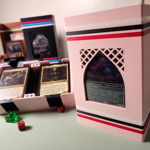 Commander Three-Color Magic the Gathering Deck Box - Customizable Bant, Esper, Grixis, and More!