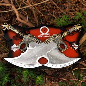 Espadas gemelas del caos: espadas coleccionables inspiradas en Kratos, regalo perfecto para él