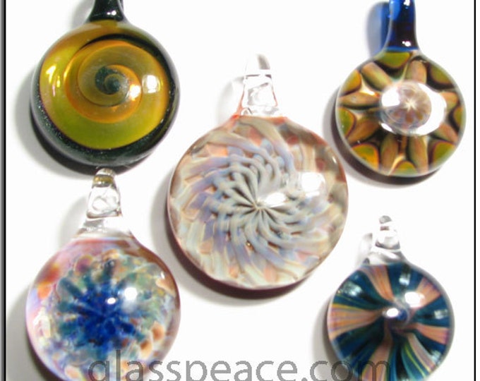 Blown Glass Pendants Wholesale Jewelry Supplies Lampwork Etsy