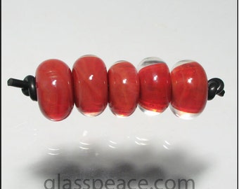 Lampwork Glass Beads - handmade boro lampwork - Glass Peace jewelry supplies (5983)