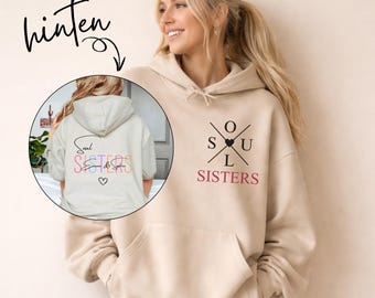 Best Friend Hoodies, Soul Sister Gift, Besties Hoodie, Matching Best Friend Birthday Shirts Gift, Soul Sister Shirt BFF, Bestie Sweatshirt