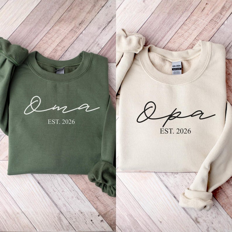Oma Sweatshirt, Schwangerschaft verkünden Oma und Opa, Oma Shirt, Oma Tshirt, Geschenk Oma Geburtstag, Du wirst Oma, Weihnachtsgeschenk Oma image 1