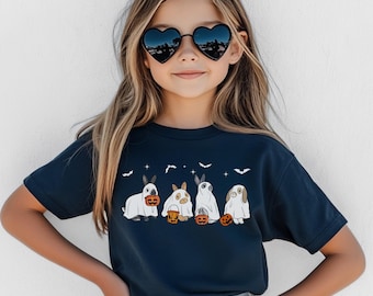 Rabbit Halloween Shirt Kids, Halloween Kids Shirt, Halloween Rabbit Shirt Kids, Funny Halloween Tshirt for Kids, Halloween Kids Birthday