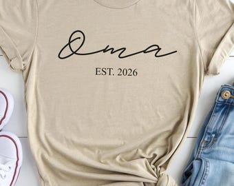 Oma Tshirt Oma Shirt Muttertagsgeschenk Oma Muttertag Oma Geschenk Oma Opa, Du wirst Oma, Ihr werdet Oma und Opa Geburtstagsgeschenk Oma Opa