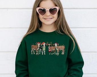 Lustiger Weihnachtspullover Kinder, Kinderpullover Weihnachten Mädchen Jungen Weihnachtsgeschenk, Weihnachtspulli Kinder, Weihnachtssweater