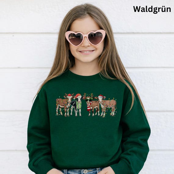 Lustiger Weihnachtspullover Kinder, Kinderpullover Weihnachten Mädchen Jungen Weihnachtsgeschenk, Weihnachtspulli Kinder, Weihnachtssweater