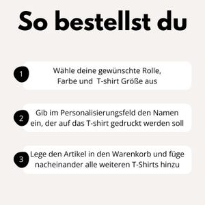 Personalisierte JGA Shirts Braut Tshirt Jga Party Shirt Junggesellinnenabschied Tshirt Party Lustige JGA T-Shirt Trauzeugin Team Braut Shirt image 6