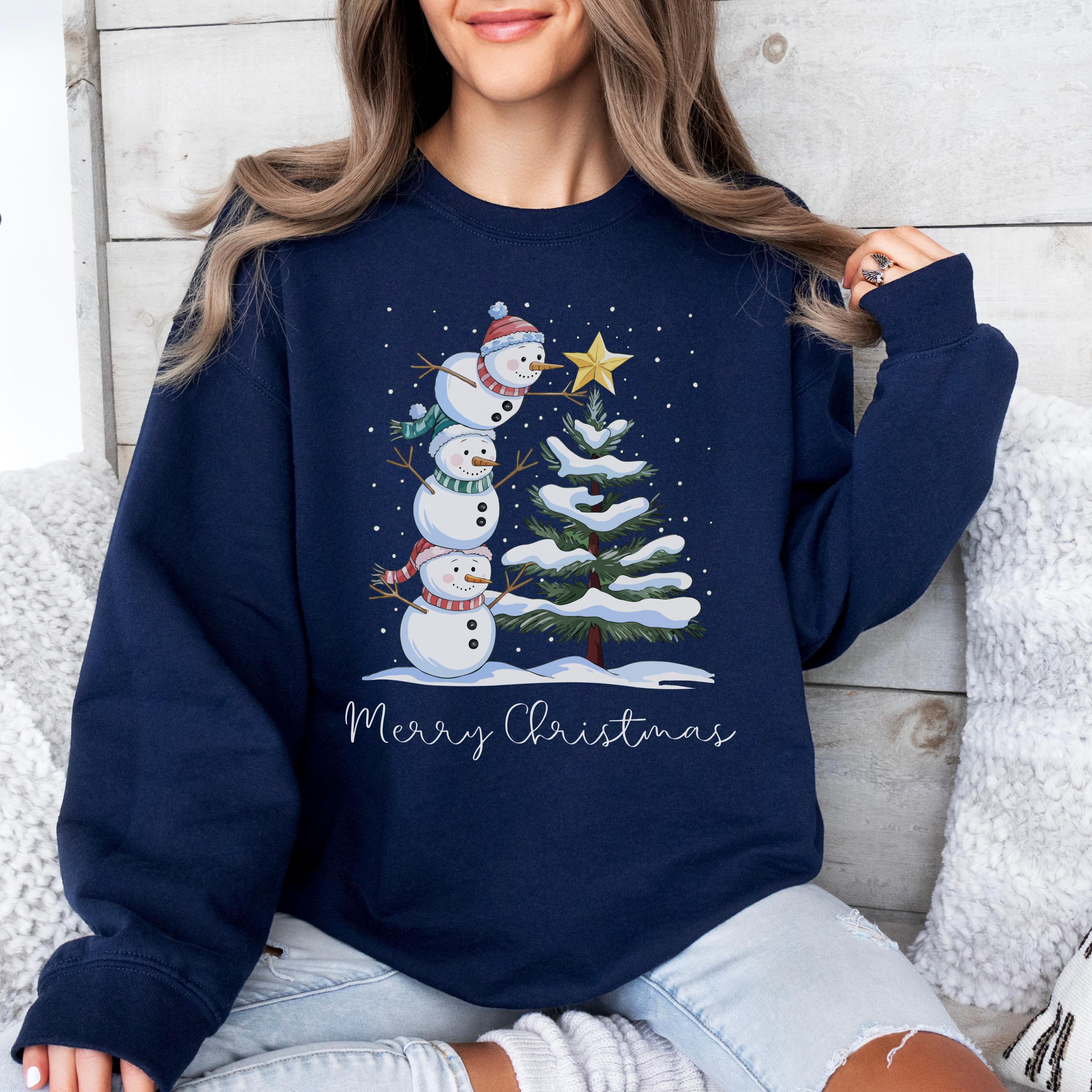 Snowman ugly sweater