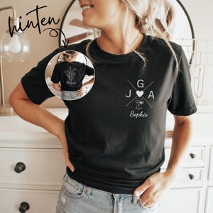 Personalisierte Jga Shirts, Jga Tshirt Damen Blumen, Jga Shirts Crew, Jga Shirt Braut Team, Braut Tshirt Jga Geschenk, Jga T-Shirt Frauen