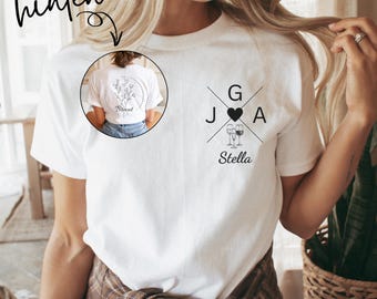 Personalisierte Jga Shirts, Braut und Crew Shirts Jga, Junggesellinnenabschied Tshirt, Jga Blumen Shirt, Jga Shirts Frauen, Jga Shirt Braut