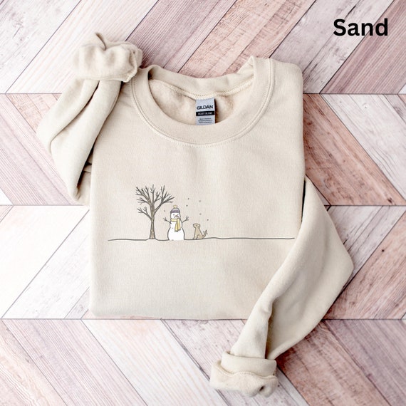 Snowman Sweatshirt, Christmas Sweatshirt, Christmas Snowman Shirt, Christmas Crewneck, Christmas Shirts for Women, Cute Christmas Pullover