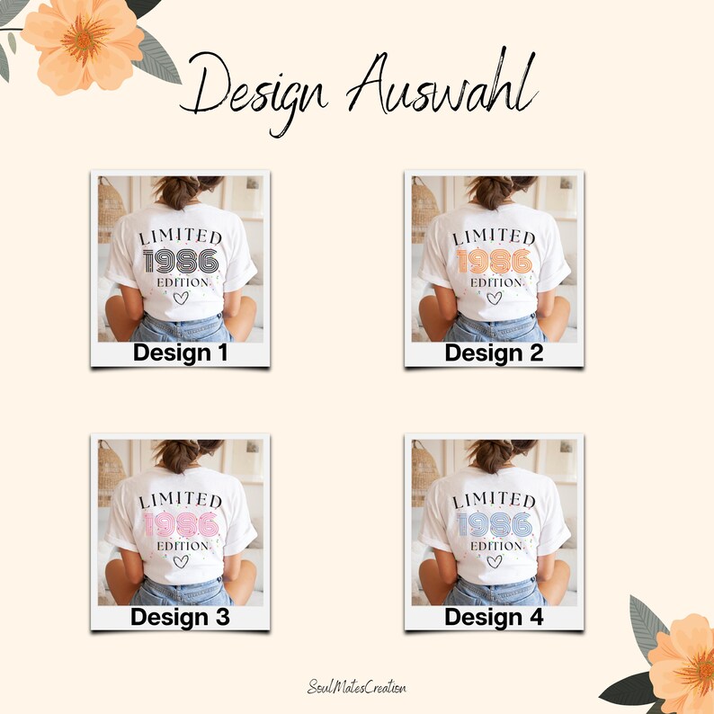 Limited Edition Shirt, 60 Geburtstag Shirt, 30 Geburtstag Shirt, 30. 40. 50. 60. Geburtstag Frau, 18. Geburtstag Mädchen, Geschenk Freundin bild 2