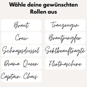 Personalisierte JGA Shirts Braut Tshirt Jga Party Shirt Junggesellinnenabschied Tshirt Party Lustige JGA T-Shirt Trauzeugin Team Braut Shirt image 2
