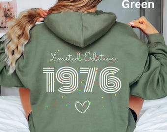 Limited Edition Hoodie, Personalisierter Geburtstagshoodie, Geburtstag Hoodie 18. Geburtstag, Limited Edition Shirt, Birthday Year Hoodie