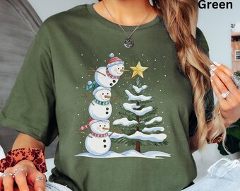 Snowman Shirt, Christmas Snowman Shirt, Snowman Gifts, Christmas Shirt, Christmas Tshirt, Funny Christmas Shirt, Christmas Vacation Shirt