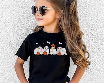 Halloween Guinea Pig Shirt for Kids, Guinea Pig Gift, Spooky Season Guinea Pig T shirt, Cute Halloween Shirt, Cute Animal Shirt Halloween