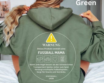Personalisiertes Fußball Mama Shirt mit Kindername