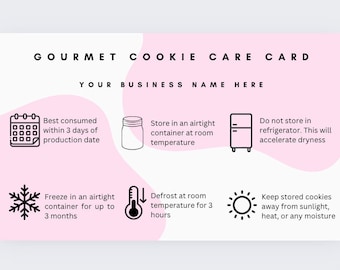 Gourmet Cookie Care Card