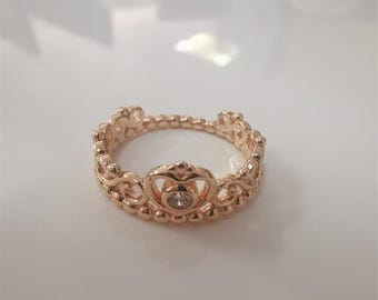 Pandora Rose Gold Tiara Pandora My Princess Tiara Ring Tiara