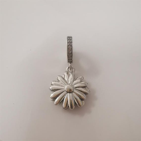 Sparkling Daisy Pandora Daisy Dangle Charm PANDORA Sparkling Daisy