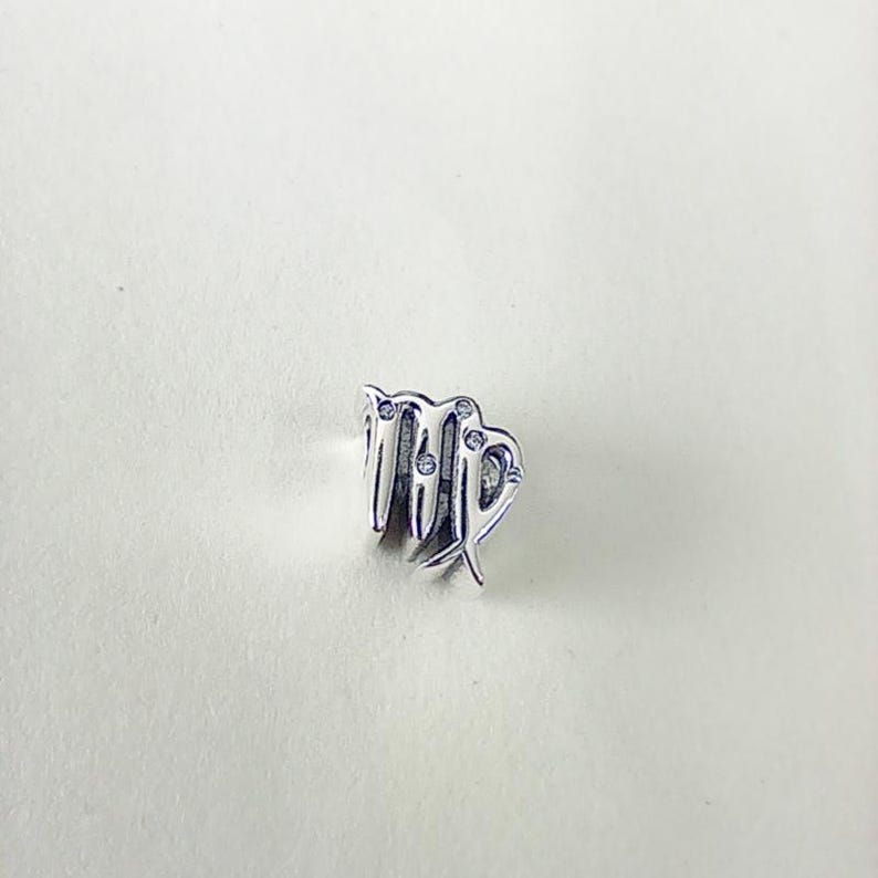 Sliver R Pandora Sparkling Virgo Zodiac Star Sign Charm Sliver 925 Ale - Etsy UK