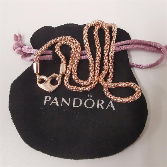 Pandora Jewelry Pandora Curb Chain Necklace Gold Branded Jewellery