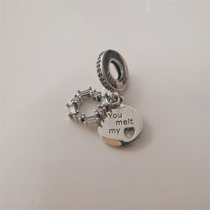 Pandora charm you melt my heart discount