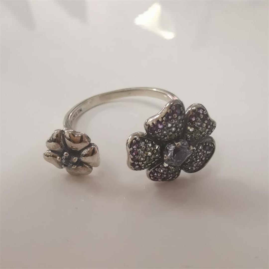 Pandora S925 Silver Ale Ring Glorious Blooms