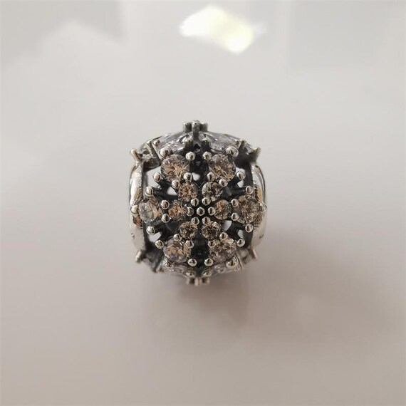 Pandora Sparkling Herbarium Cluster Round Charm - Etsy Canada