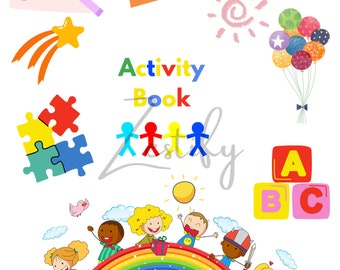 Kids Activities |  Children Activity Book | Activity Sheets for Kids |  Printable Activity Bundle | Coloring Pages | A4 | pdf