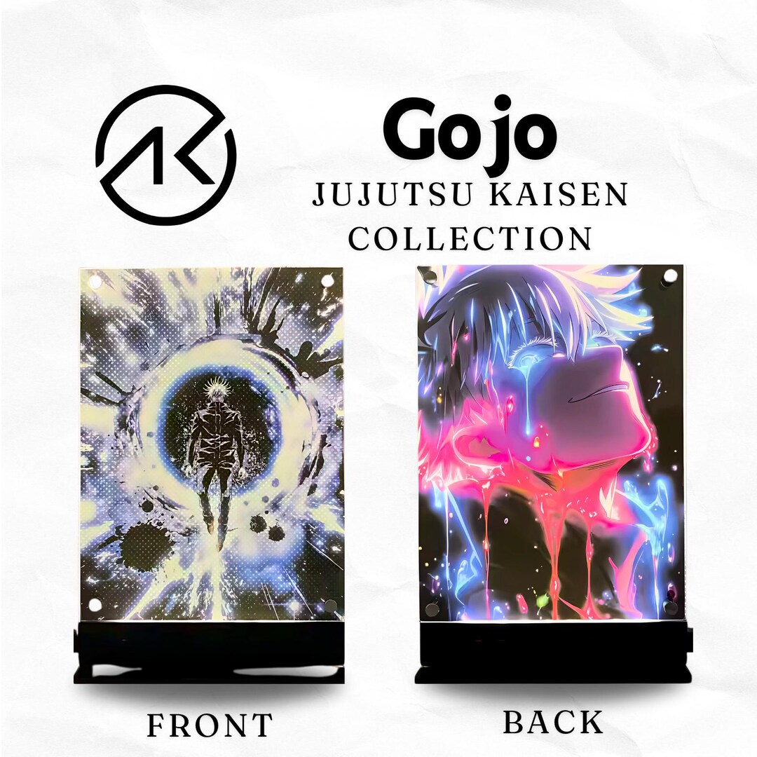Gojo LED Anime Light | Jujutsu Kaisen Night Lamp | Dual-sided Satoru ...