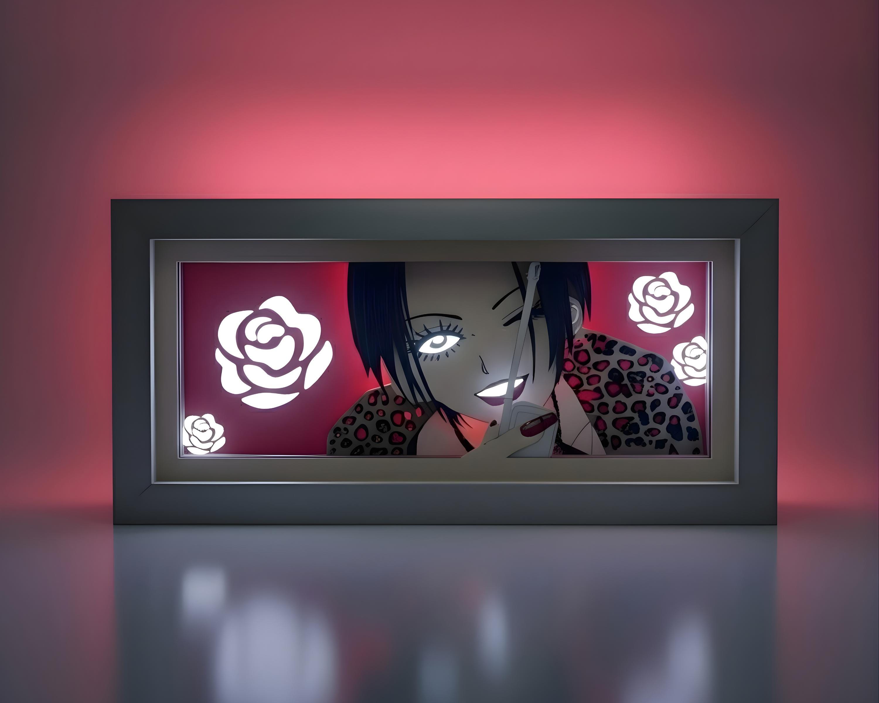 Nana Osaki Light Box | NANA Anime LED Lamp | Rgb Lightbox | Otaku
