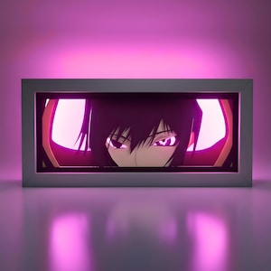 Code Geass Anime Light Box | Lelouch Anime Night Light | LightBox | Anime Gift | Anime Light Box | Lelouch Lamperouge | Code Geass Decor