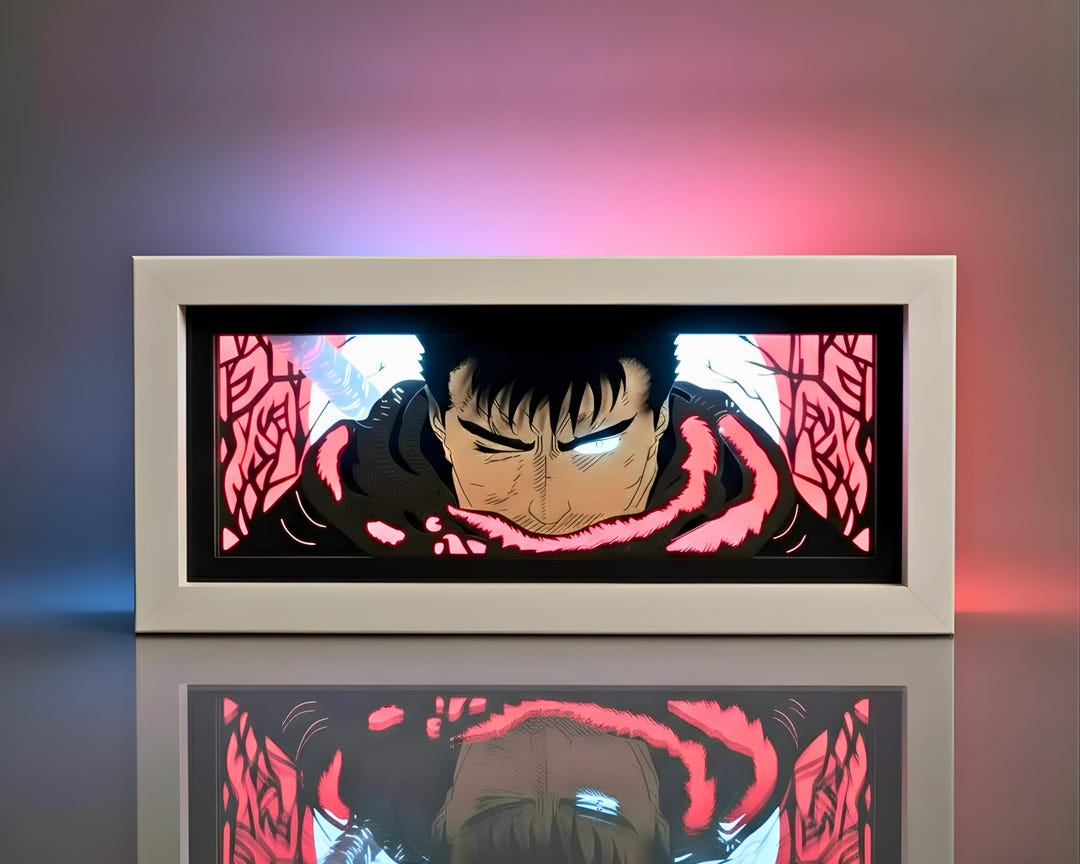 Otaku Lamps Berserk – Femto Anime Night Light, 16-Color RGB LED, Officially Licensed, USB-C Powered – Perfect Gift For Anime Fans