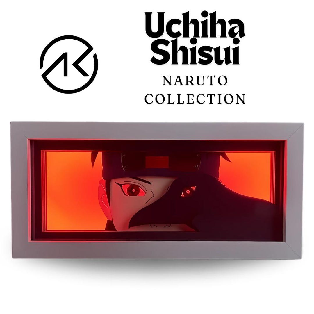 Uchiha Shisui Anime Light Box Naruto LED Night Light RGB Manga Decor ...