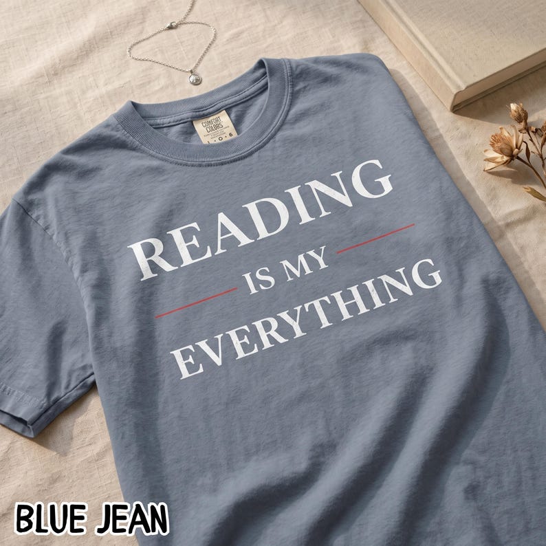 Books Are My Happy Place Tee, Comfort Colors 1717 Shirt, Reader Humor ...