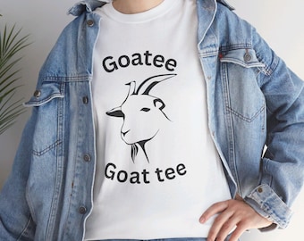 Unisex Goatee Goat Tee Shirt Funny