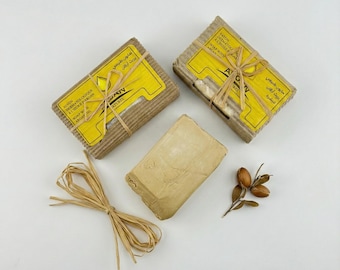 Set of 2 Moroccan Soap with Argan Oil | Artisan Soap Bars for Body & Hand | Natural Moisturizing Bar | Authentic Argan Soap Morocco