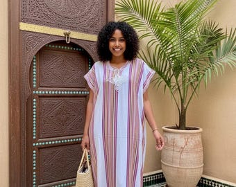 Pack of 6 Moroccan Gandouras – Gandoura Femme | Moroccan Kaftan Dress Set, Caftan Morocco, Traditional Moroccan Clothing for Women